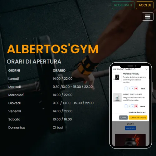 Alberto's Gym — project